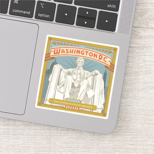 ワシントンDC |リンカーン記念碑 シール (詳細)