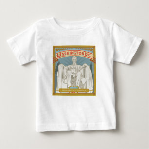 ワシントンDC リンカーン記念碑 ベビーTシャツ