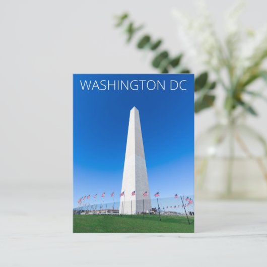 ワシントンDC ワシントン記念碑 ポストカード (スタンド正面)