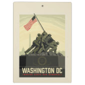 ワシントンDC | 海兵隊戦没者慰霊碑 クリップボード (裏面)