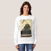 ワシントンDC | 海兵隊戦没者慰霊碑 スウェットシャツ (正面フル)