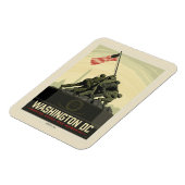 ワシントンDC | 海兵隊戦没者慰霊碑 マグネット (左側)