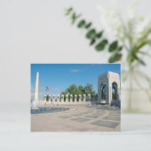 ワシントンDC、第二次世界大戦メモリアル ポストカード (スタンド正面)