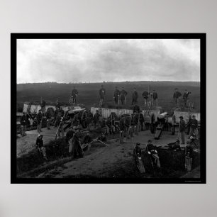 ワシントンDC 1865のFort C.F. SmithのF社 ポスター
