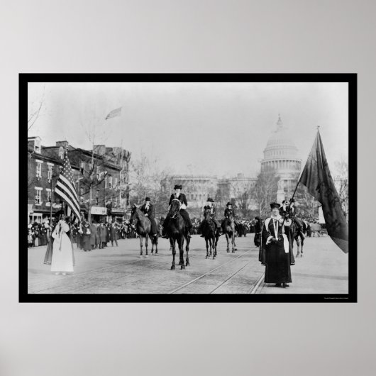 ワシントンDC 1913参政権 ポスター (正面)