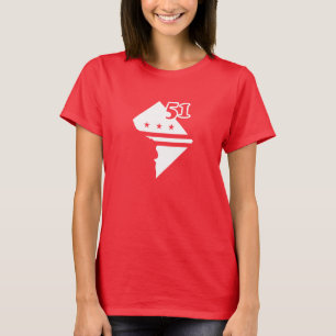 ワシントンDC 51st州-州 Tシャツ