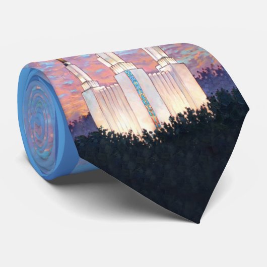 ワシントンDC LDSテンプルタイ ネクタイ (ロール)