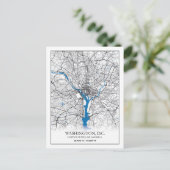 ワシントンDC USAトラベルシティマップ ポストカード (スタンド正面)