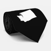 ワシントンin白と黒 ネクタイ (ロール)