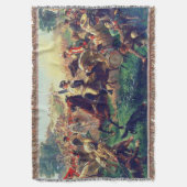 ワシントンMonmouthで軍隊を集める スローブランケット (正面縦)