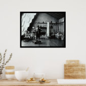 ワシントンPhotography Studio, DC 1900 ポスター (キッチン)