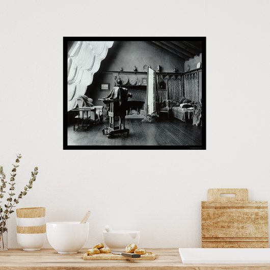 ワシントンPhotography Studio, DC 1900 ポスター (キッチン)