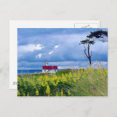 ワシントンPort TownsendのPoint Wilson Light house ポストカード (正面/裏面)