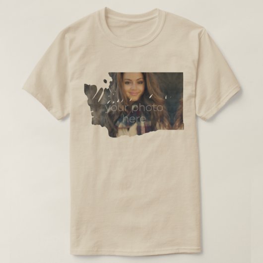 ワシントンShape Tシャツの写真州 Tシャツ (デザイン正面)