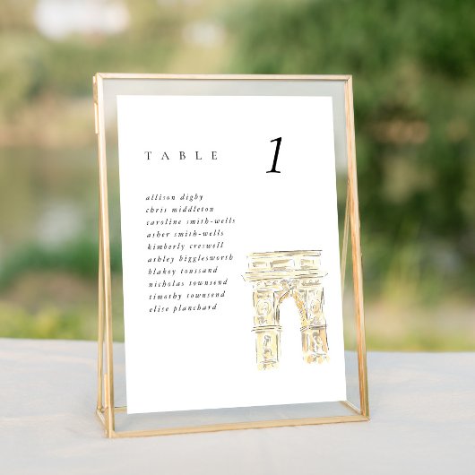 ワシントンSqパークニューヨー結婚クのシーティングチャート