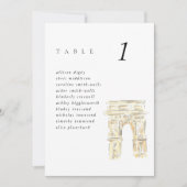 ワシントンSqパークニューヨー結婚クのシーティングチャート (正面)