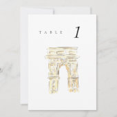 ワシントンSqパークニューヨー結婚クのテーブル番号 (正面)