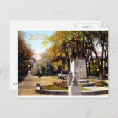 ワシントンSt., Watertown, NY 1917ヴィンテージ ポストカード (正面/裏面)