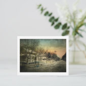 ワシントンSt., Winter, Cape May, NJヴィンテージ ポストカード (スタンド正面)