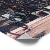 ワシントンStreetOaklandのビュー（カリフォルニア州） ポスター (角)