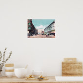 ワシントンStreetOaklandのビュー（カリフォルニア州） ポスター (キッチン)