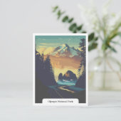 ワシントンUSAオリンピック国立公園 ポストカード (スタンド正面)