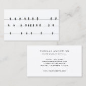 ワシンプルイミニマルヤ鳥|名刺 名刺 (正面/裏面)