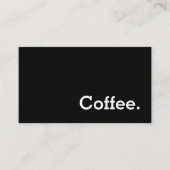 ワシンプルードダークロイヤリティコーヒーパンチカード ロイヤリティカード (正面)