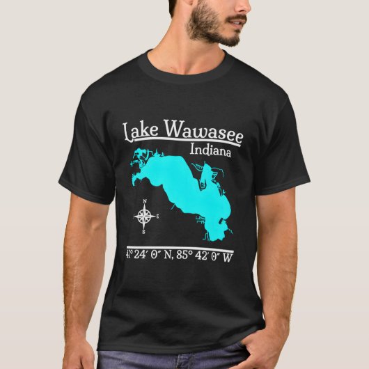 ワシーインディアナ湖 Tシャツ (正面)