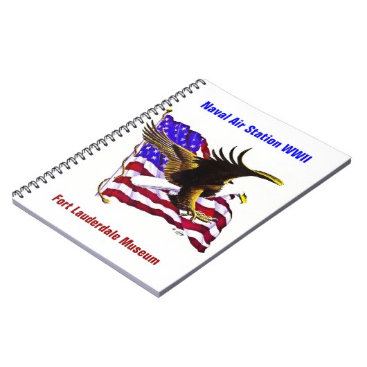ワシ及び旗 ノートブック (左側)