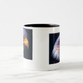 ワシ及び米国旗! 11ozマグ ツートーンマグカップ (中央)