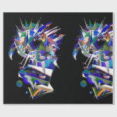 ワシ絵を描 ラッピングペーパー (フラット)