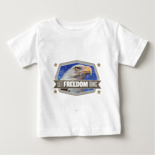 ワシ自由のリング ベビーTシャツ