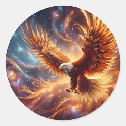 ワシ金ゴールド ラウンドシール (正面)