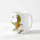 ワシ飛行 コーヒーマグカップ (正面右)