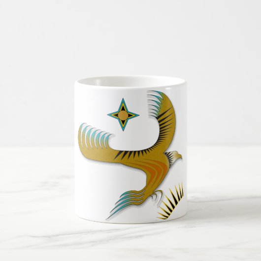 ワシ飛行 コーヒーマグカップ (中央)