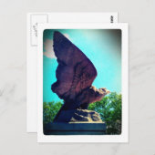 ワシ飛行 ポストカード (正面/裏面)