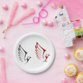 ワシ2羽 ペーパープレート (パーティー)