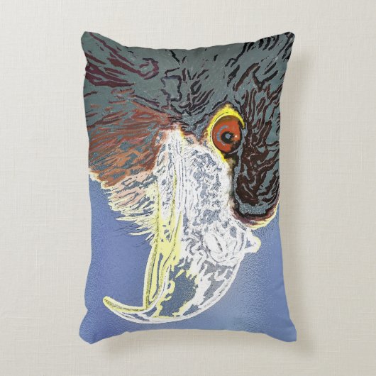 ワシ アクセントクッション (正面(垂直))