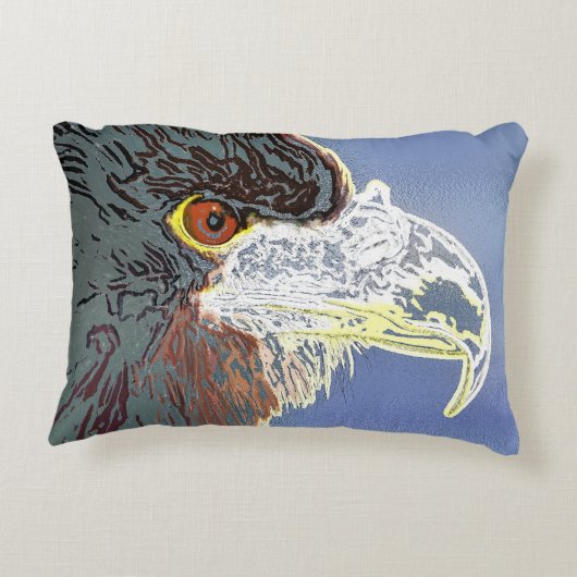 ワシ アクセントクッション (裏面)