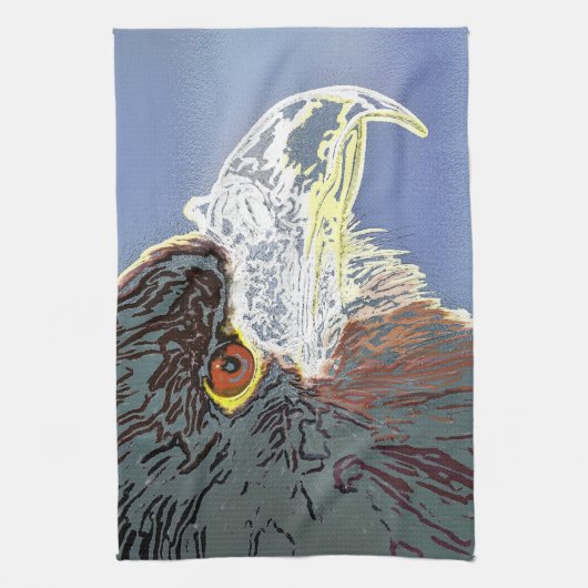 ワシ キッチンタオル (縦)