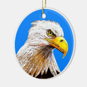 ワシ セラミックオーナメント (左)
