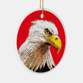 ワシ セラミックオーナメント (右)