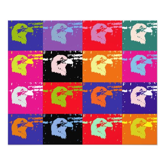 ワシ フォトプリント            (正面)