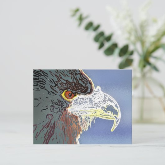 ワシ ポストカード (スタンド正面)