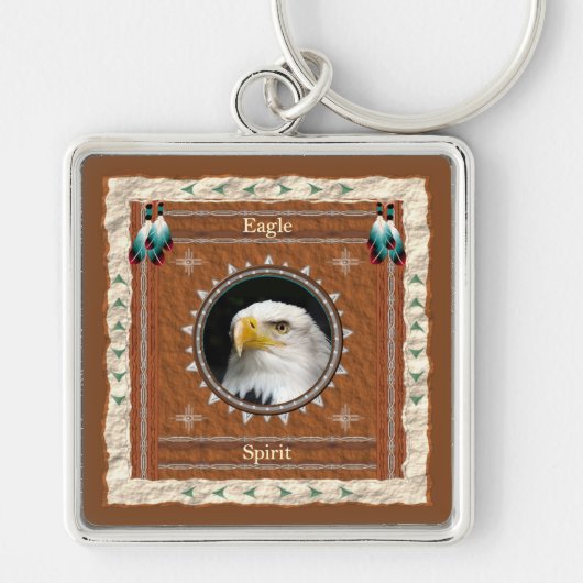 ワシ-精神のキーホルダー キーホルダー (正面)