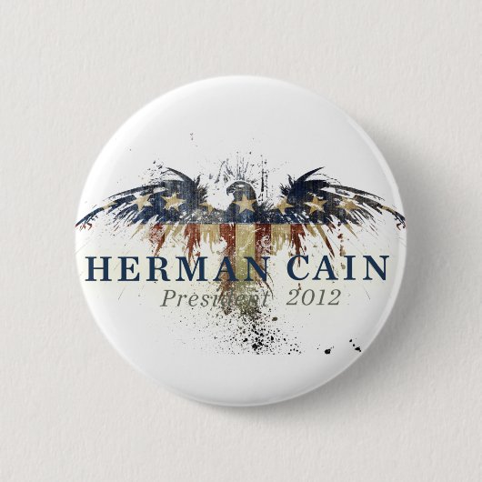 ワシ 缶バッジ (正面)