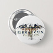 ワシ 缶バッジ (正面&裏面)