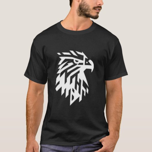 ワシ、鳥 Tシャツ (正面)