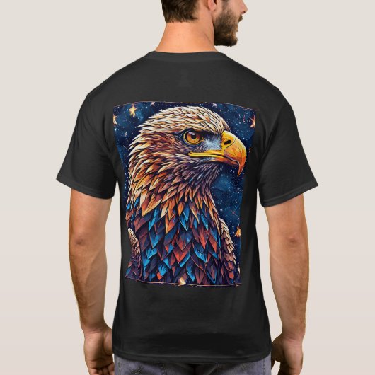 ワシ Tシャツ (裏面)